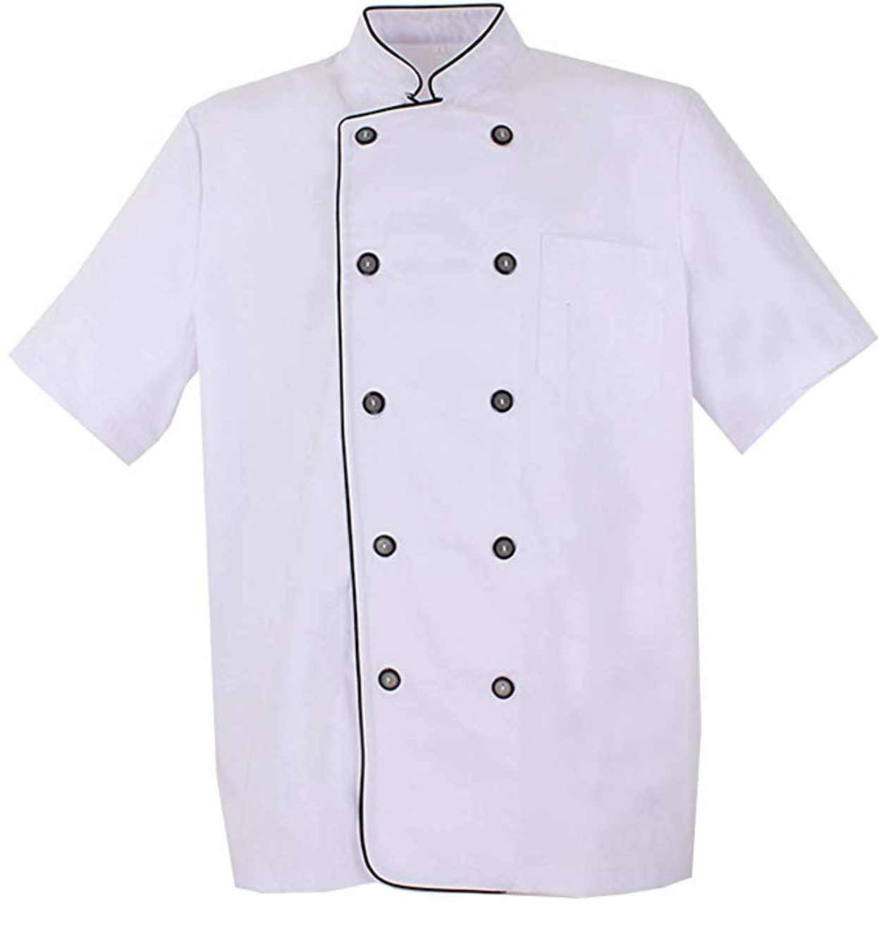 Lot De 2 Vestes De Chef Femme Misemiya - 65% Polyester/35% Coton | Taille 3XL Noir