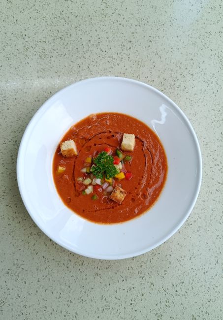 Gazpacho andaluz en Mambo — receta fresca y saludable