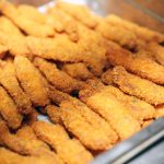 Bastones de calabacín rebozados en Airfryer