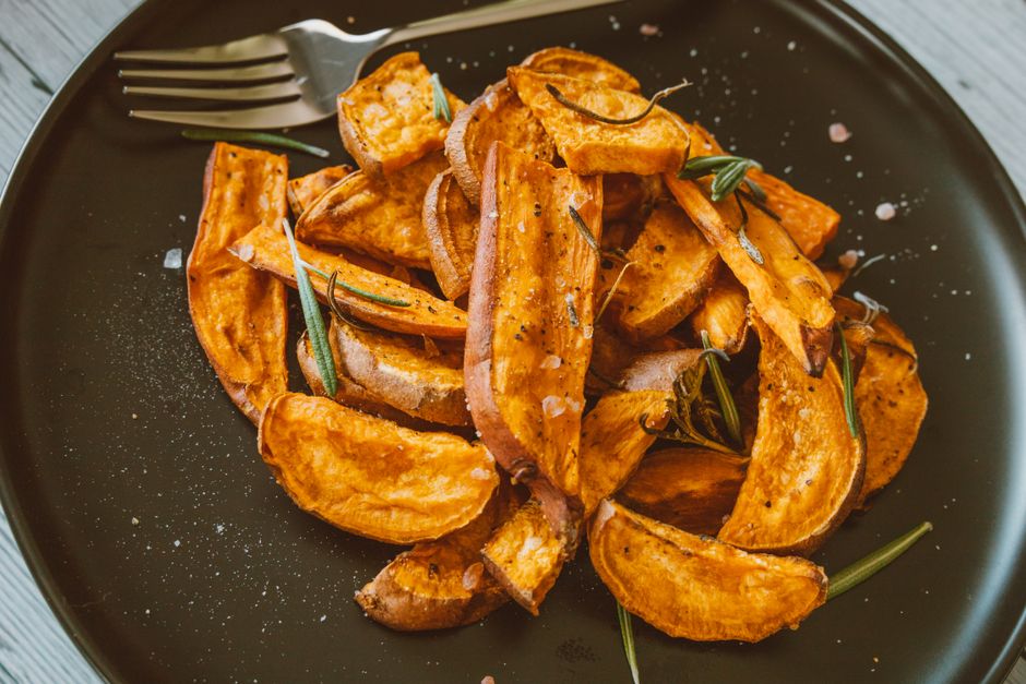 Boniatos asados en Airfryer