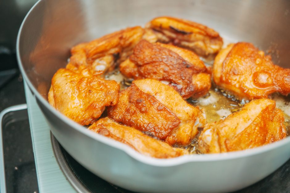 Muslos de pollo crujientes