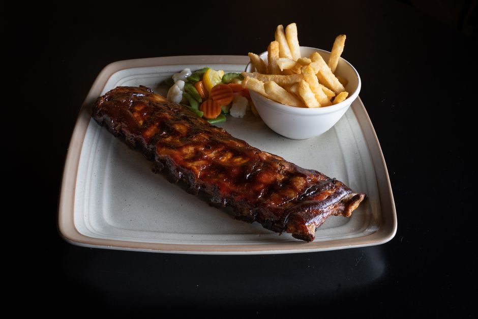 Costillas de cerdo a la barbacoa