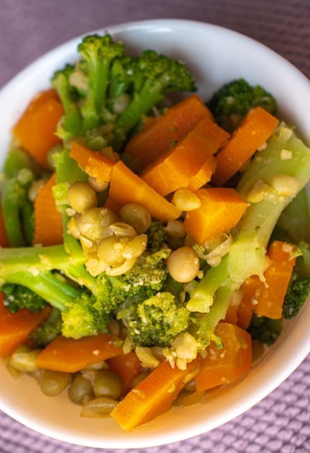 Verduras al vapor mixtas