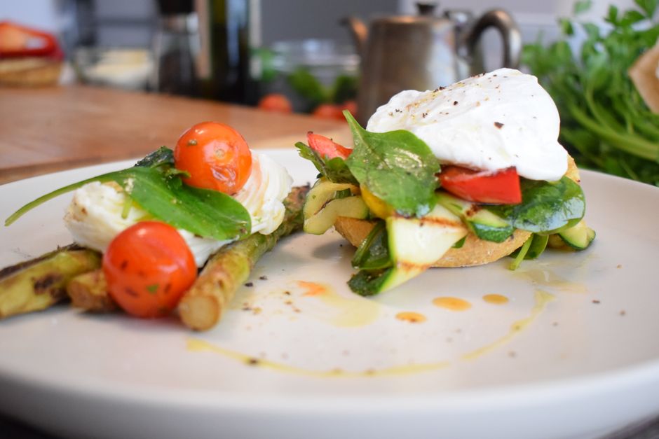 Huevos poché al microondas Lekué