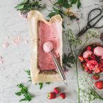 Helado de fresa
