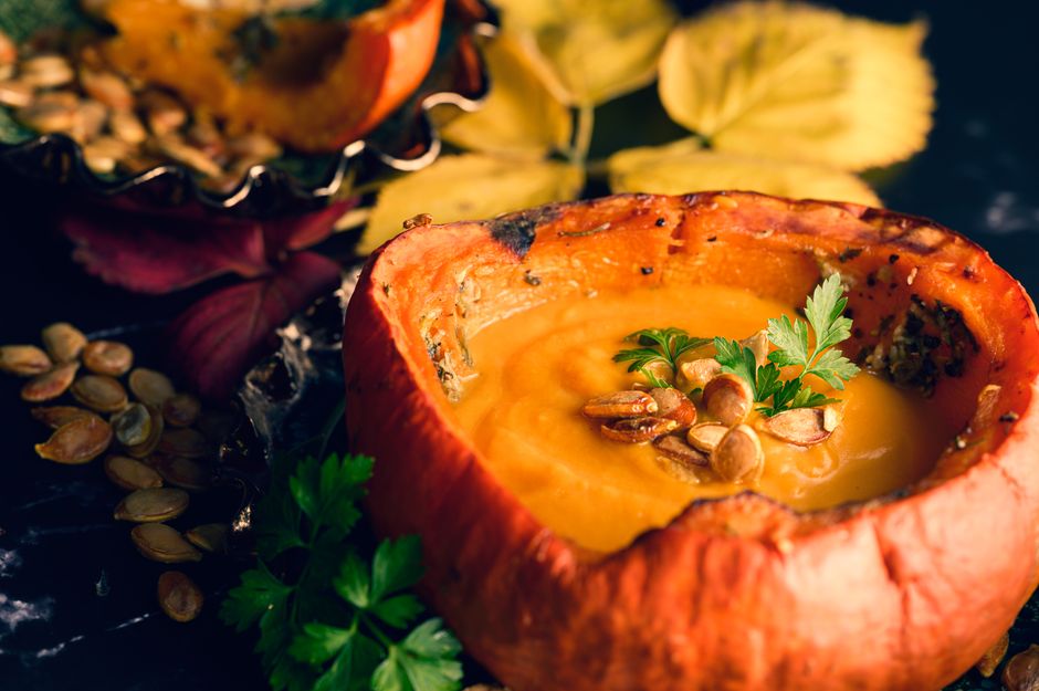 Calabaza asada con especias