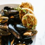 Mejillones al vapor Lekué