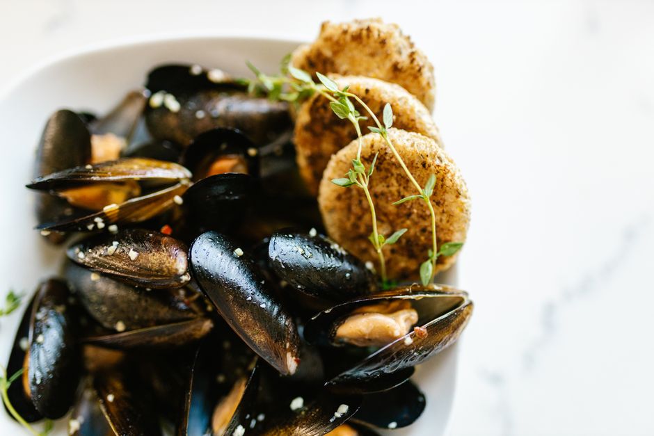 Mejillones al vapor Lekué