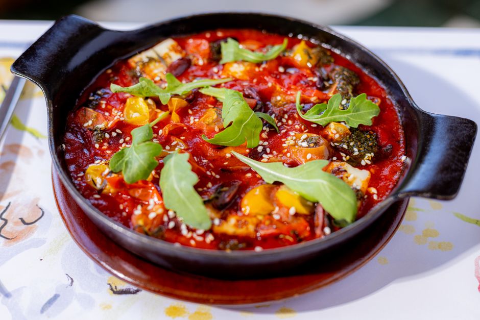 Pisto con tomate