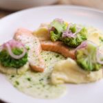 Salmón al vapor