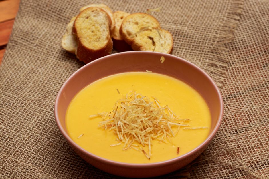 Crema de calabaza y jengibre