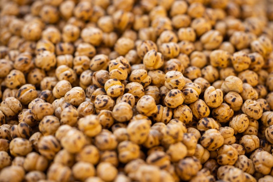 Garbanzos tostados picantes
