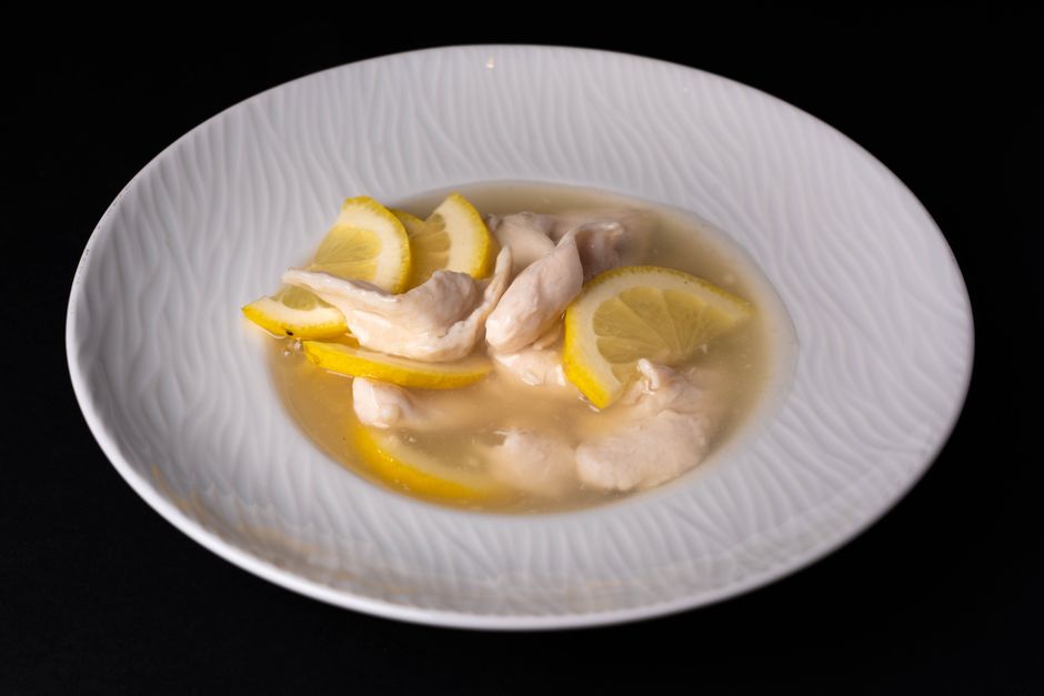 Pechuga de pollo al vapor