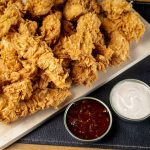 Tiras de pollo crujientes