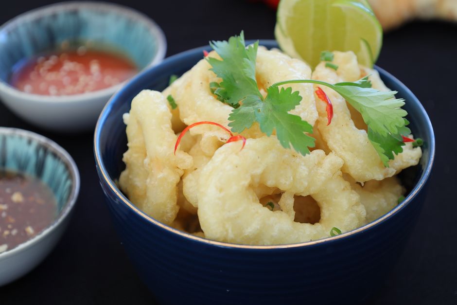 Calamares rebozados