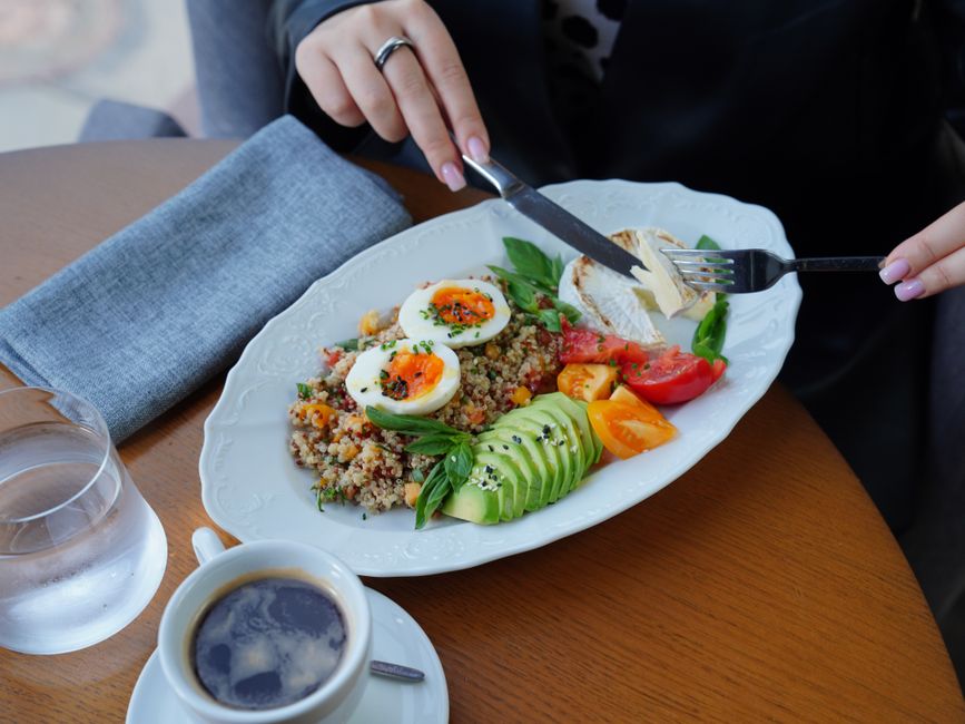 Quinoa al vapor Lékué