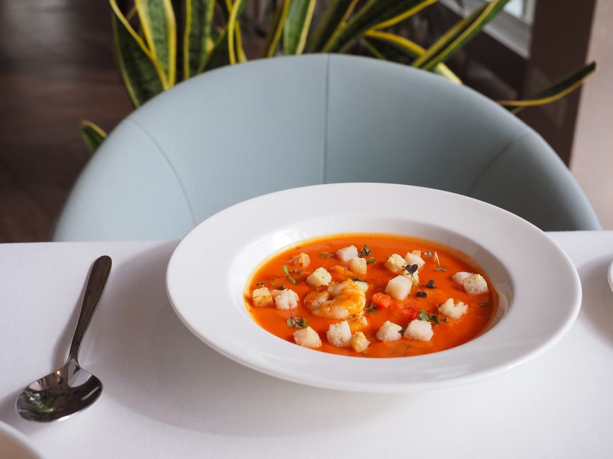 Sopa de pescado en Mambo
