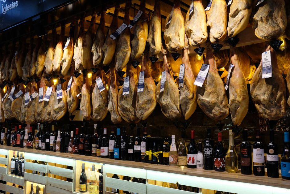 Espárragos con jamón airfryer