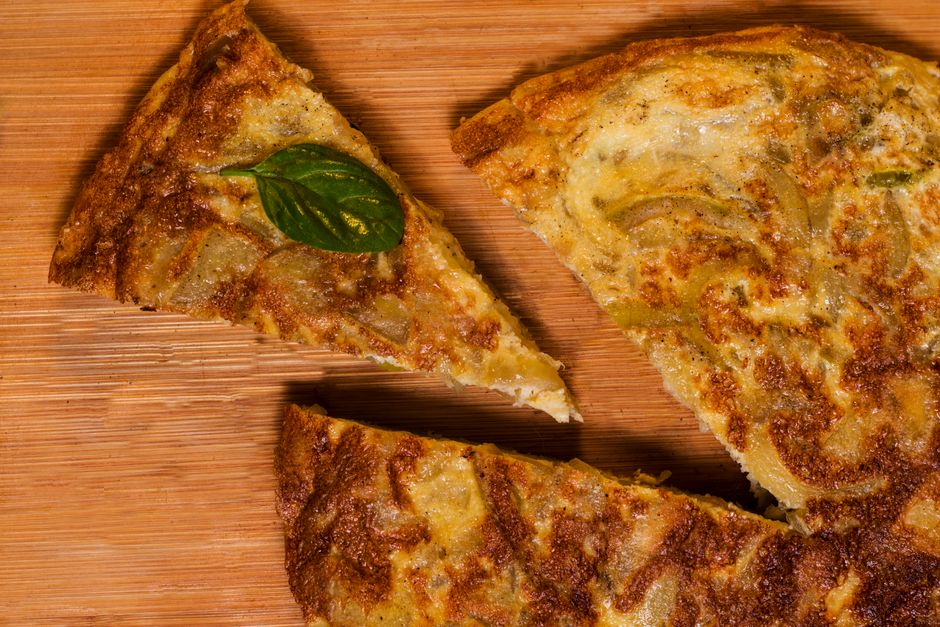 Tortilla de patatas en airfryer