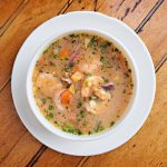 Sopa de marisco en Mambo