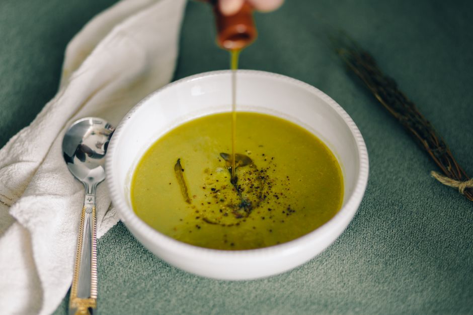 Crema de guisantes en Thermomix