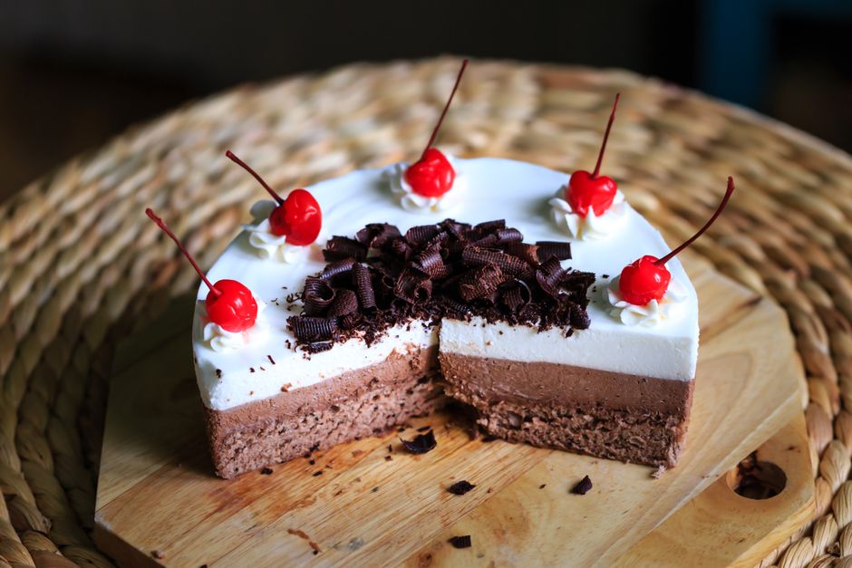 Tarta de tres chocolates en Mambo
