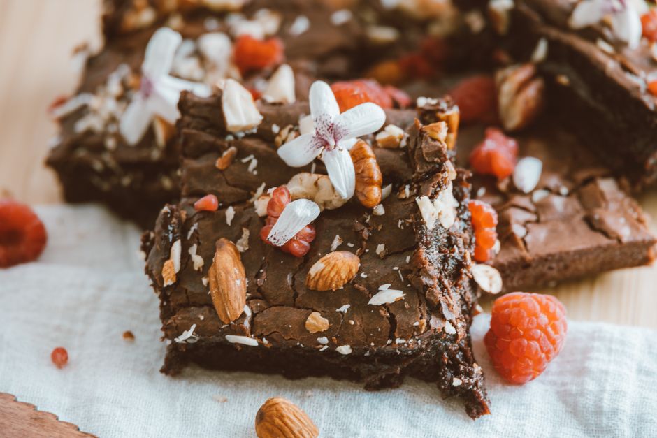 Brownie de plátano en lékue
