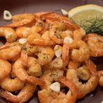 Langostinos con ajillo