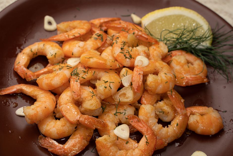 Langostinos con ajillo