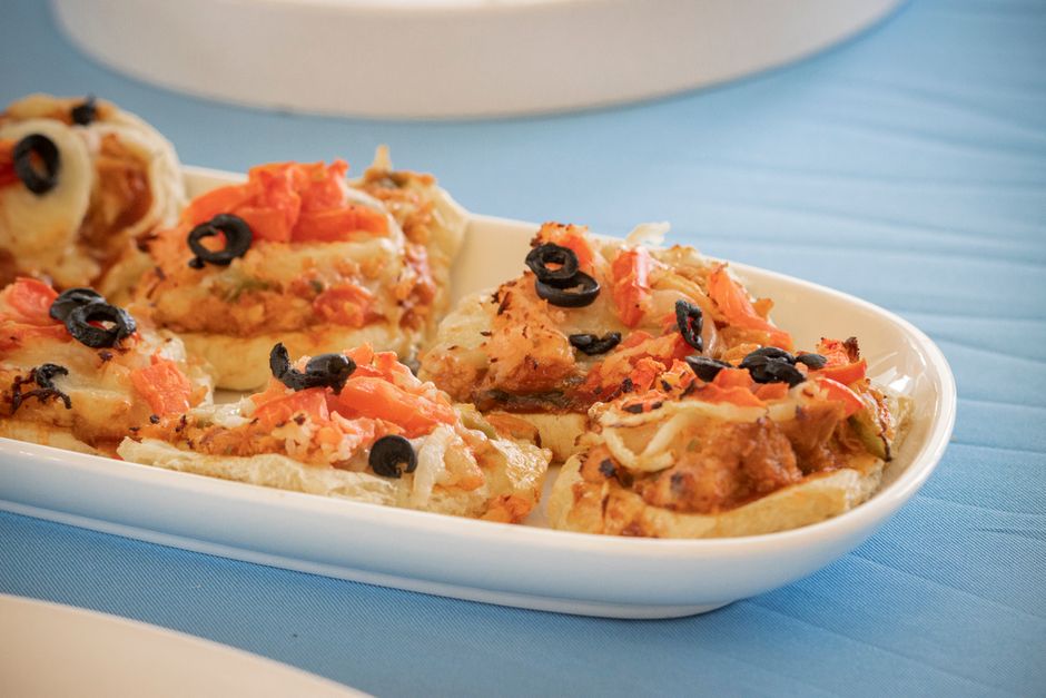 Mini pizzas de hojaldre