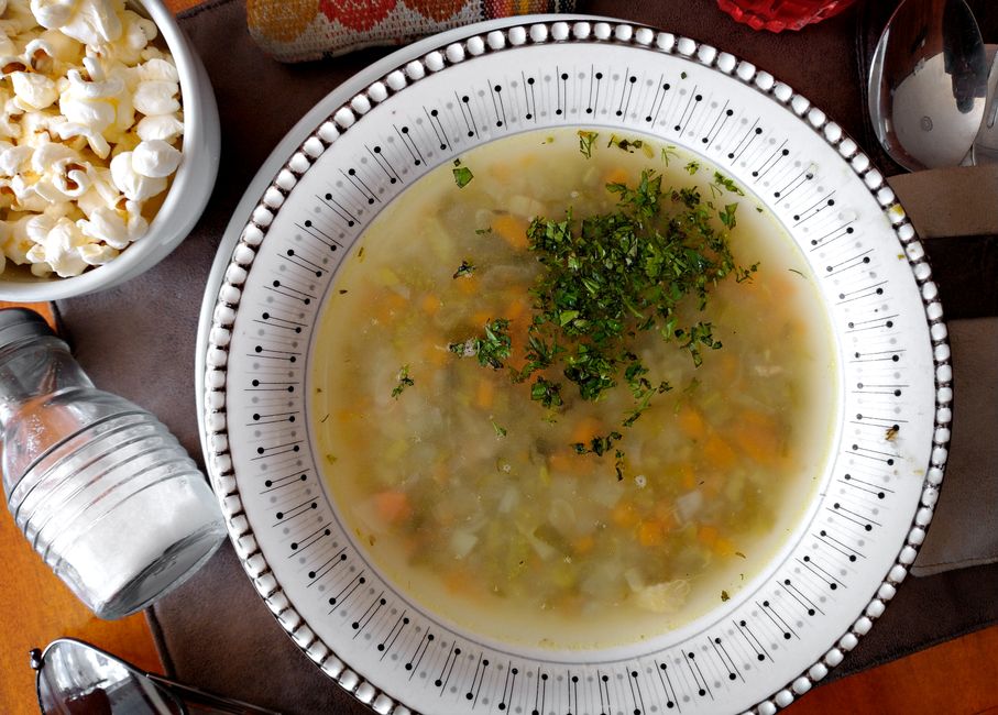 Sopa de calabacín