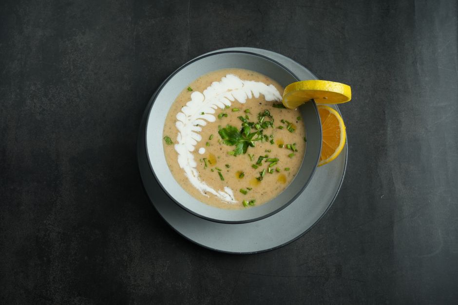 Puré de lentejas cremoso