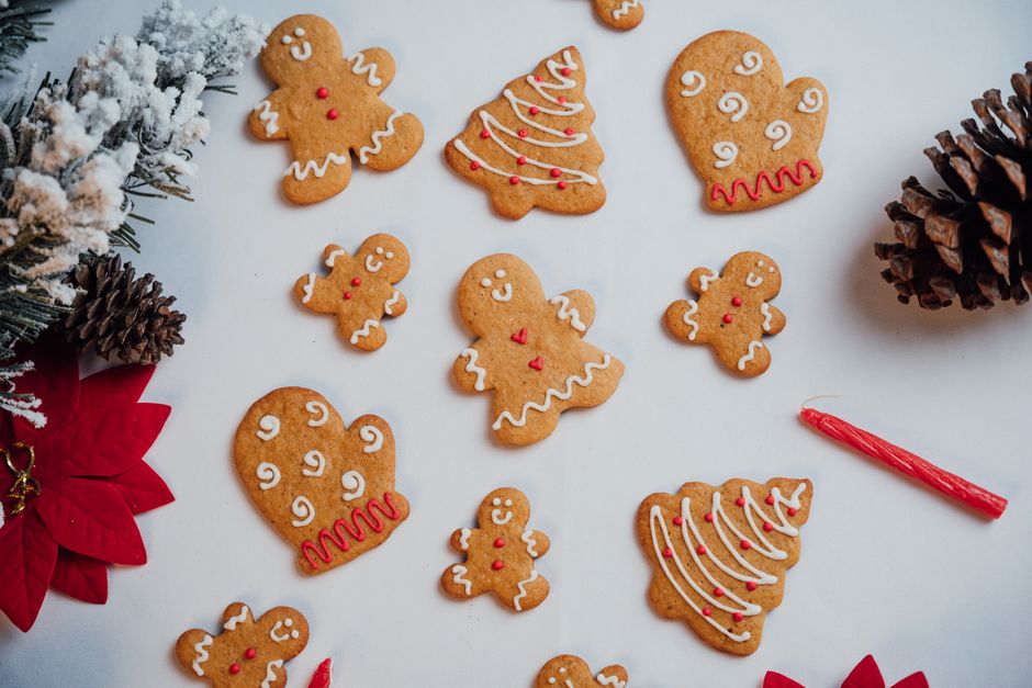 Galletas de jengibre navideñas