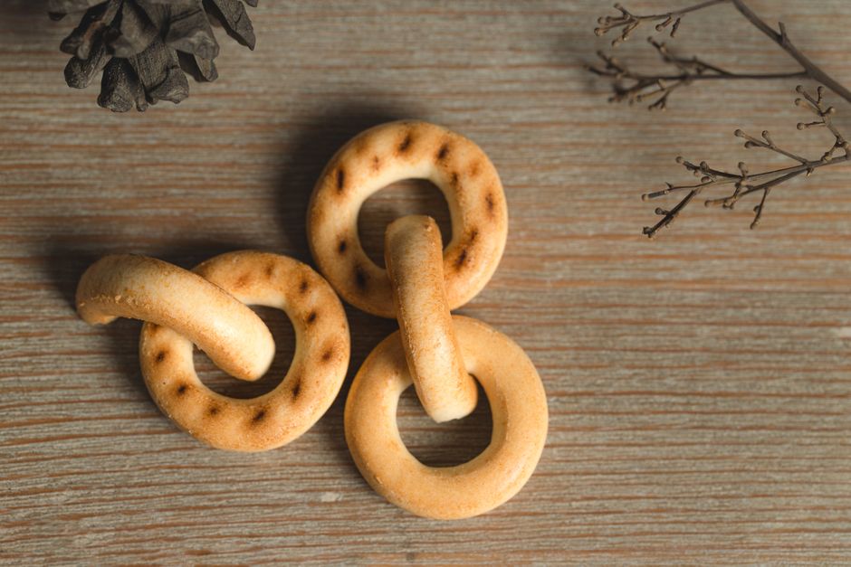 Rosquillas de anís navideñas