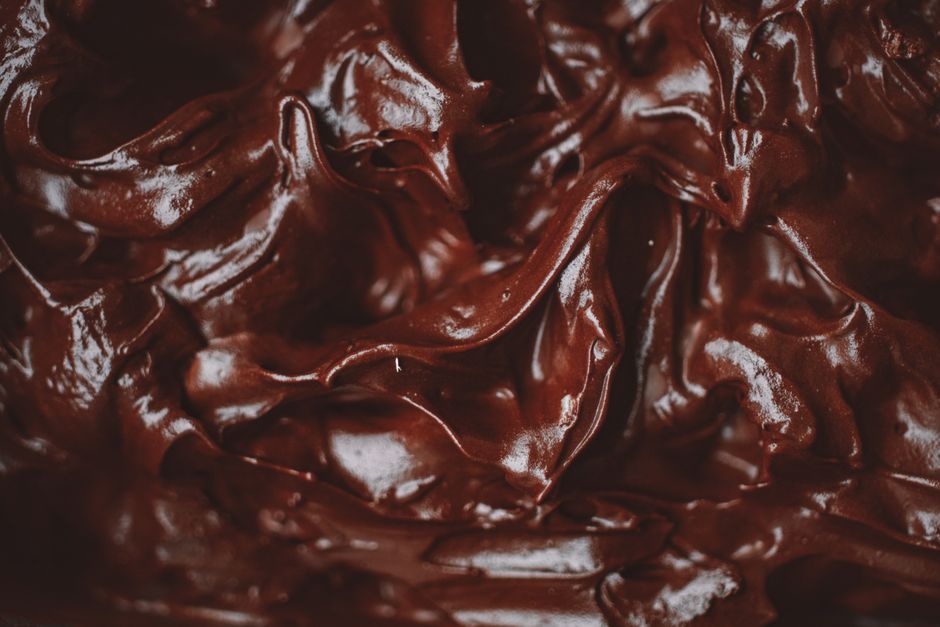 Mousse de chocolate negro y aguacate