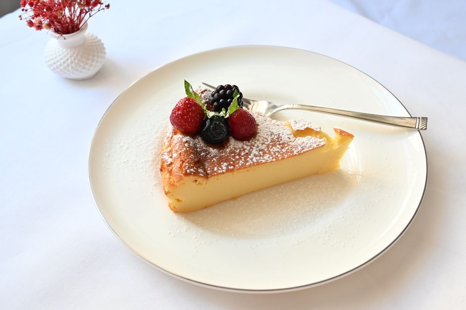 Tarta de queso japonesa soufflé